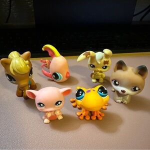 Littlest Pet Shop - 6 pets
